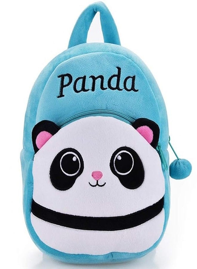LAVI Panda Kids School Bag Soft Plush Backpacks Cartoon(Pack of 1) - Image 1